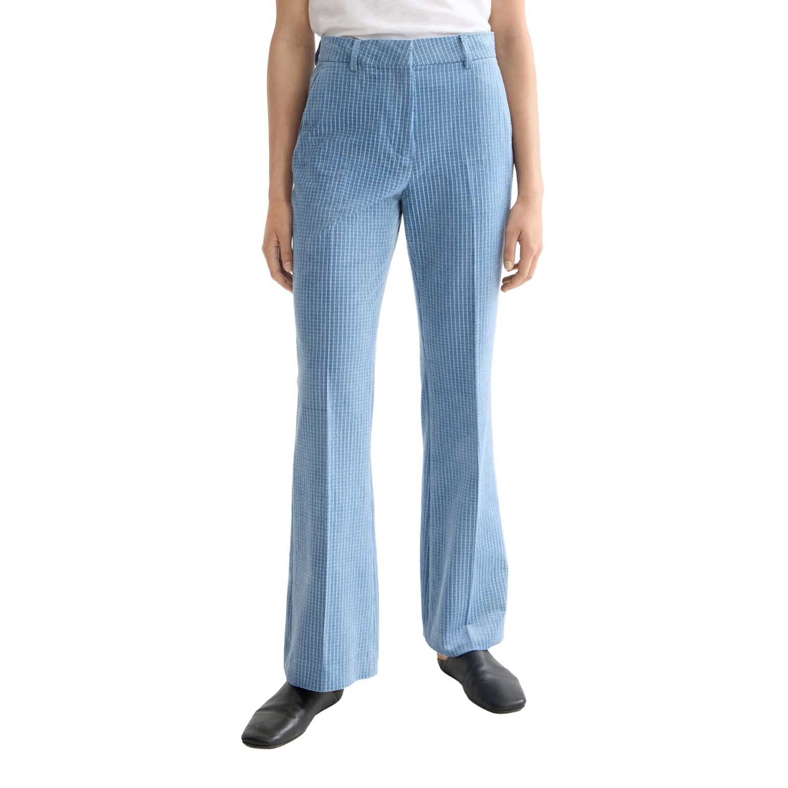 Scotch & Soda Violet High Rise Flare Leg Corduroy Pant